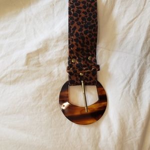Women Lepoard Print Belt
